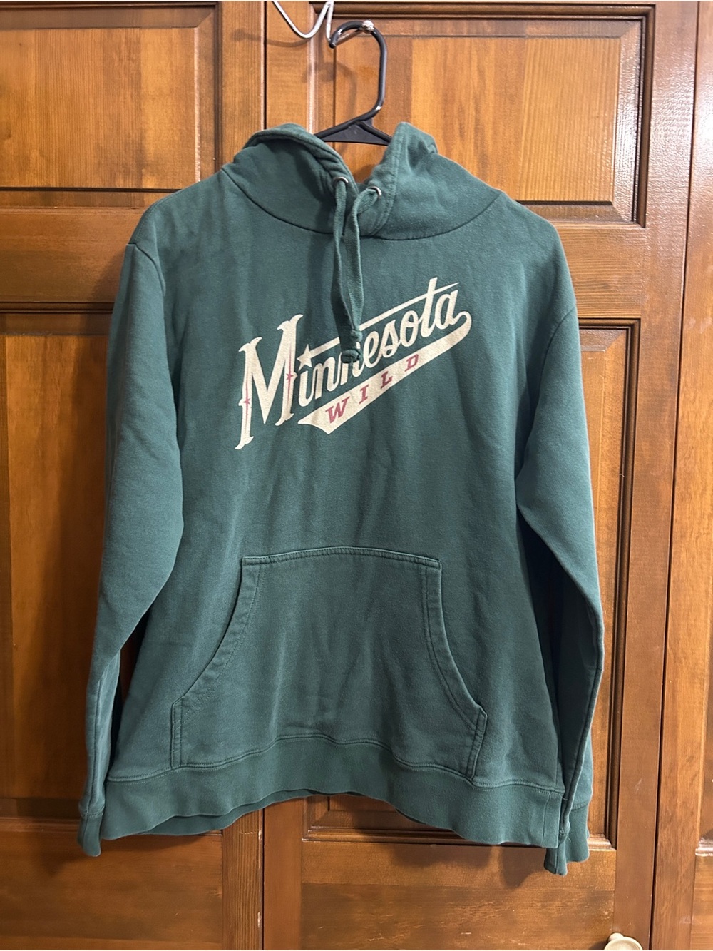 Fanatics Forest Green Minnesota Wild Hoodie #11 Parise